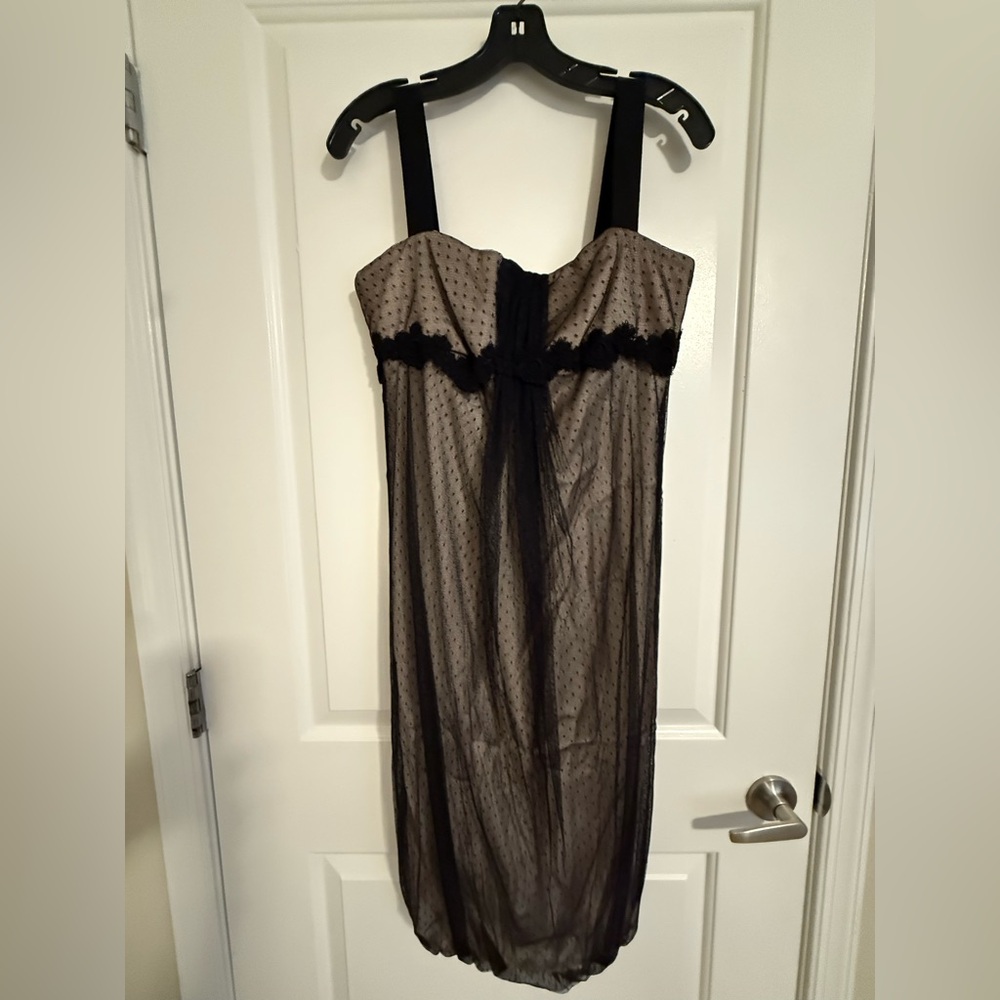 MaxMara Black and Cream Dress